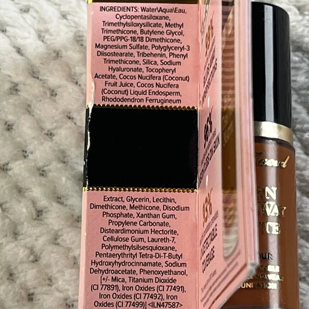 Too Faced Born This Way Matte 24 Hour Foundation Chai 0.17 oz Deluxe Travel Size